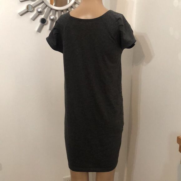 DKNY Sequin Mini Dress Grey Women’s Size Extra Small Short Sleeve Shirt - Picture 12 of 12